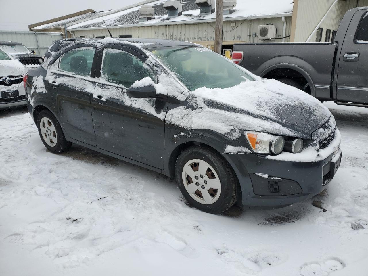 2014 Chevrolet Sonic VIN 1G1JA5SH4E4239125 Copart auction photo, all over damage thumbnail 4