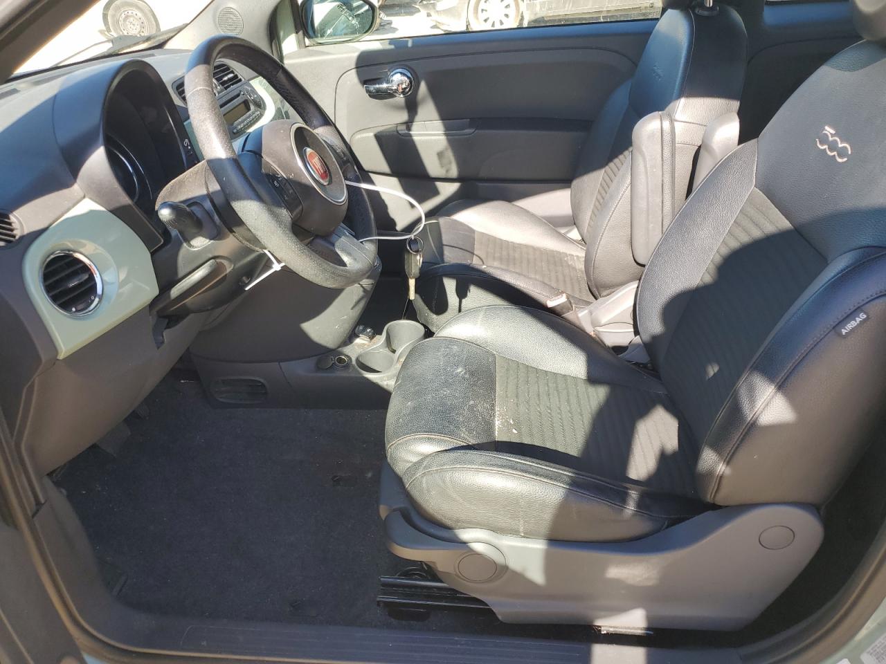 2015 Fiat 500 VIN 3C3CFFBR1FT707439 Copart auction photo, front end / minor dent/scratches damage thumbnail 7