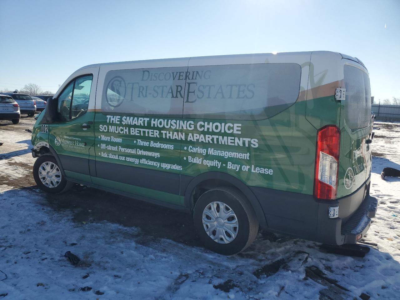 2017 Ford Transit VIN 1FMZK1YM7HKB34384 Copart auction photo, front end damage thumbnail 2