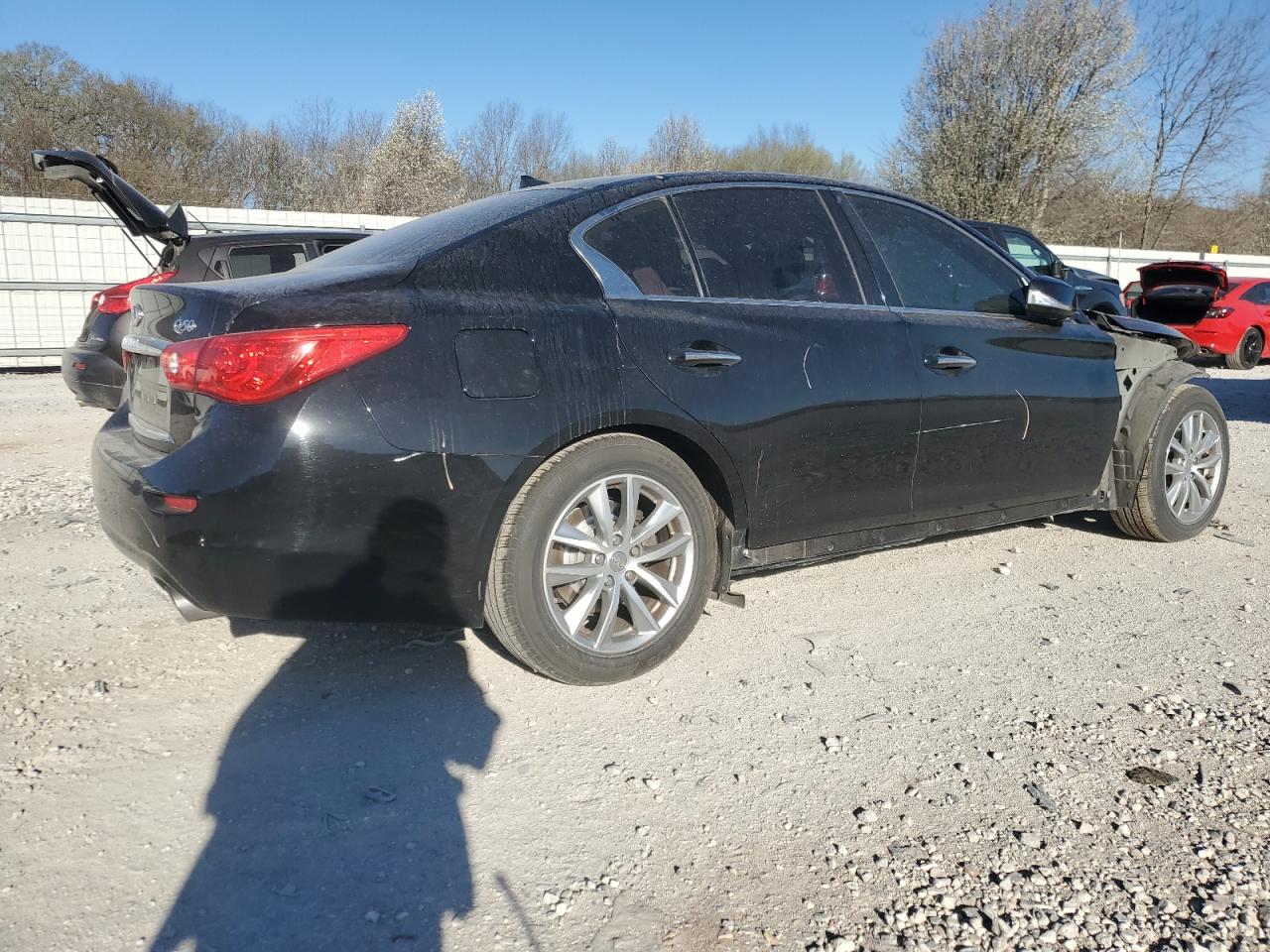 2016 Infiniti Q50 VIN JN1EV7AP0GM304561 Copart auction photo, all over damage thumbnail 3