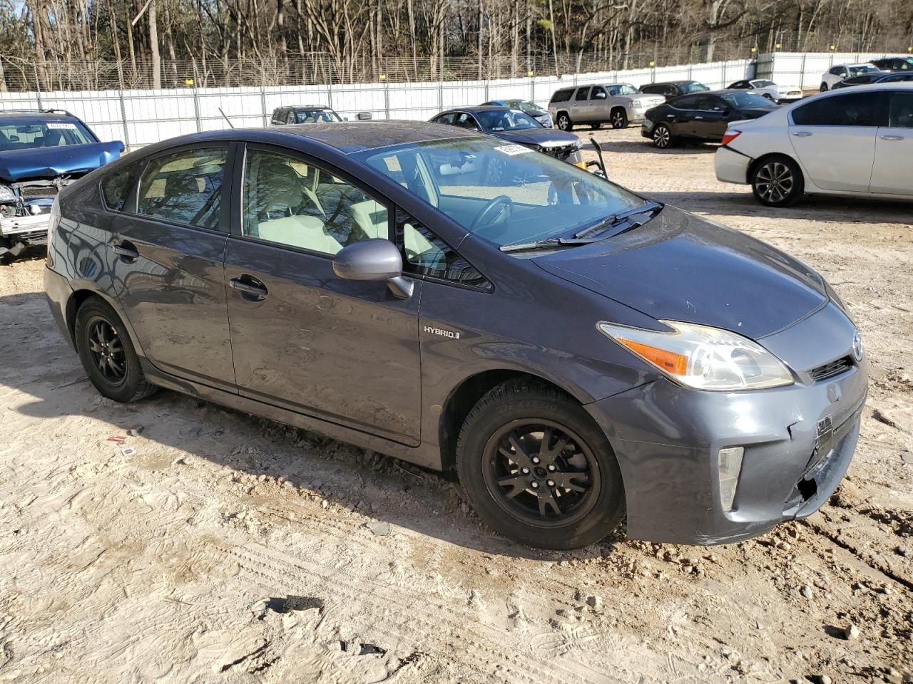 2015 Toyota Prius VIN JTDKN3DU1F1947074 Copart auction photo, side / front end damage thumbnail 4