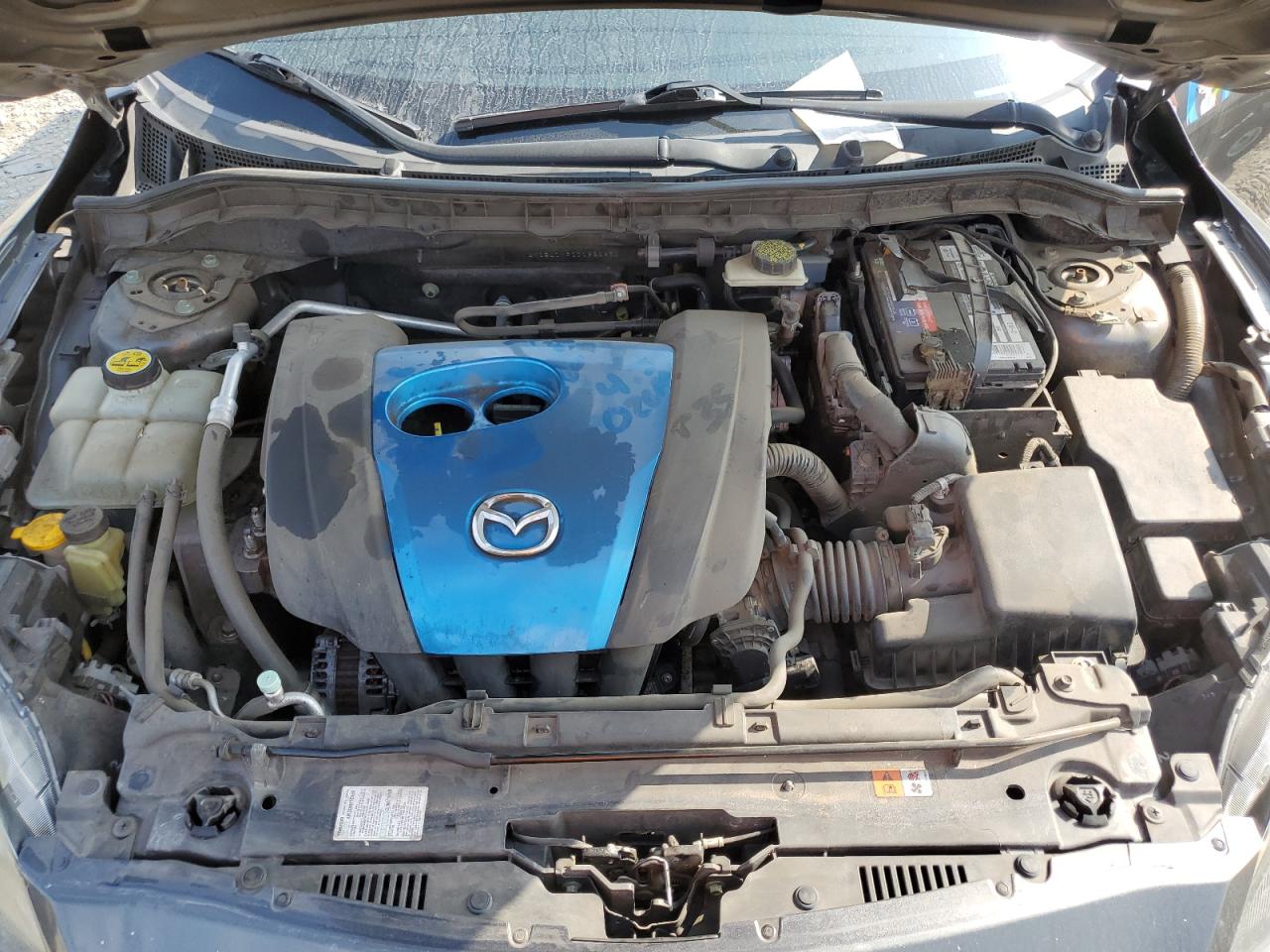 2013 Mazda 3 VIN JM1BL1MP1D1821430 Copart auction photo, side / minor dent/scratches damage thumbnail 12