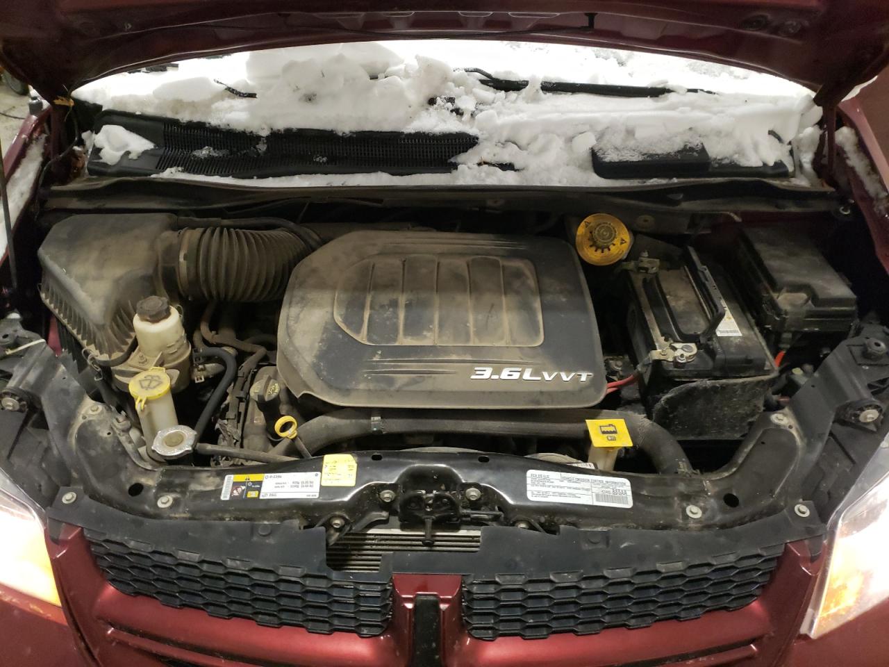 2017 Dodge Caravan VIN 2C4RDGEG7HR600865 Copart auction photo, front end / side damage thumbnail 12