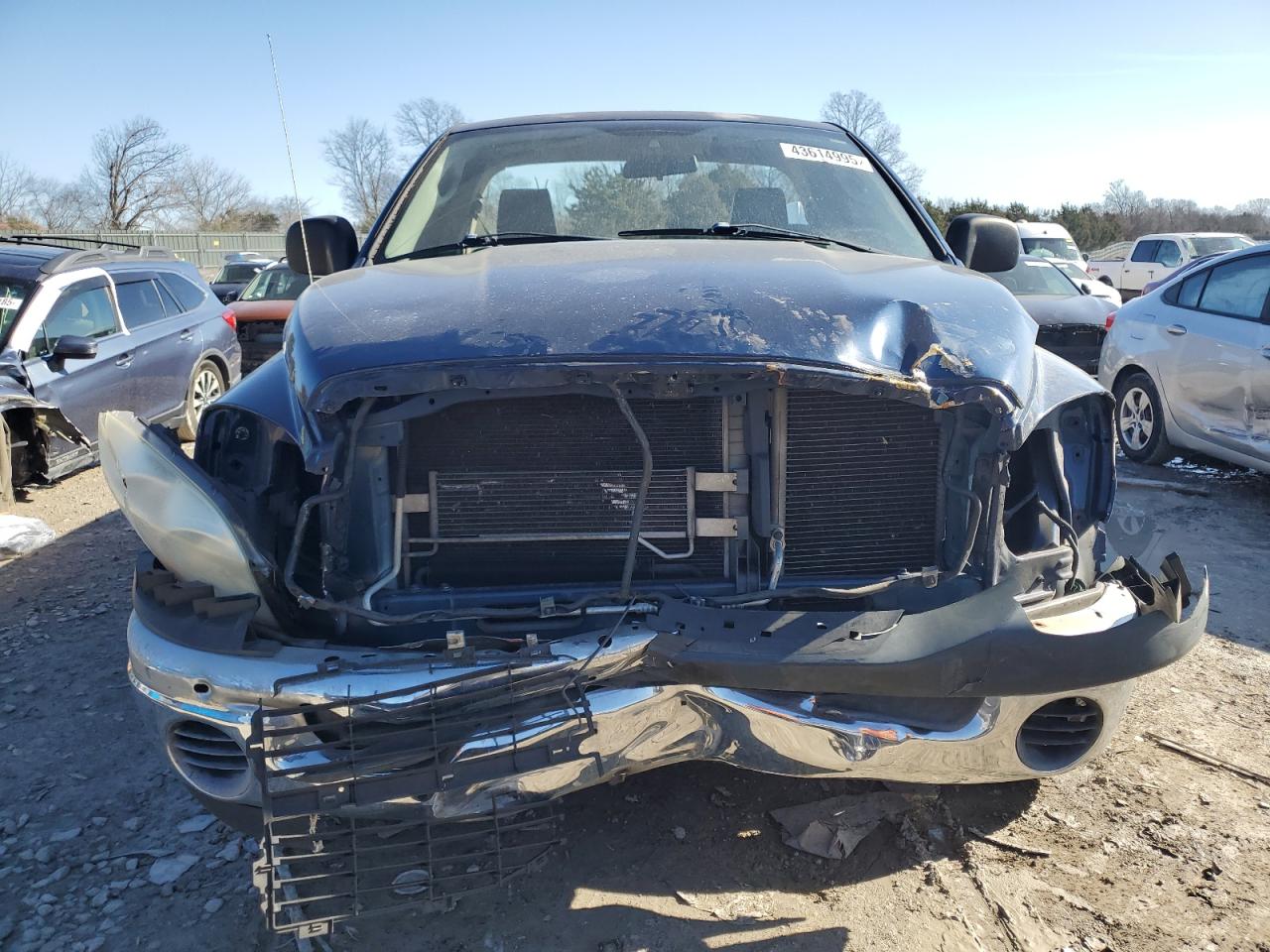 2007 Dodge RAM VIN 1D7HA16P87J593935 Copart auction photo, front end / rear end damage thumbnail 5