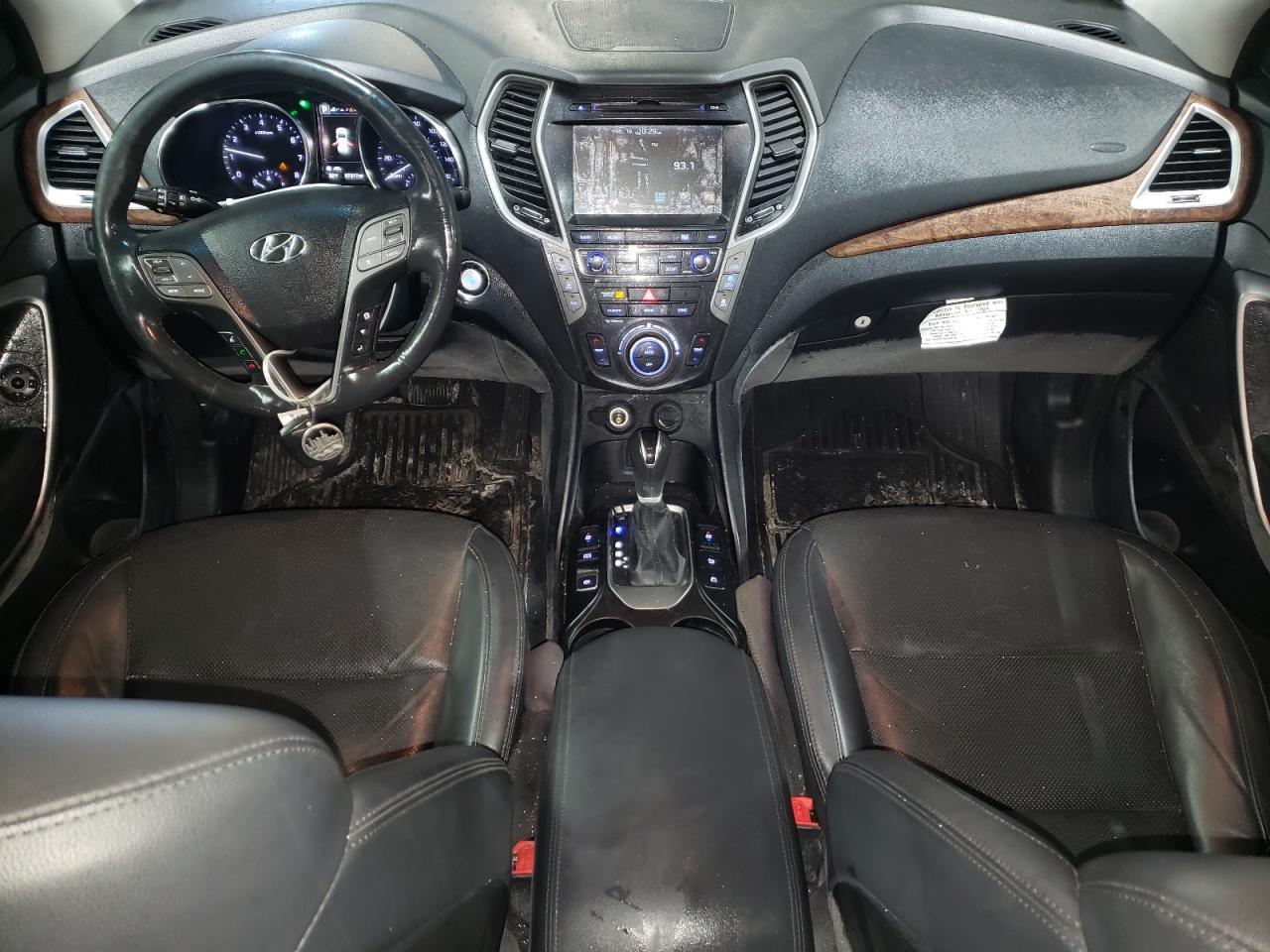 2018 Hyundai Santa Fe VIN KM8SRDHFXJU262483 Copart auction photo, side damage thumbnail 8