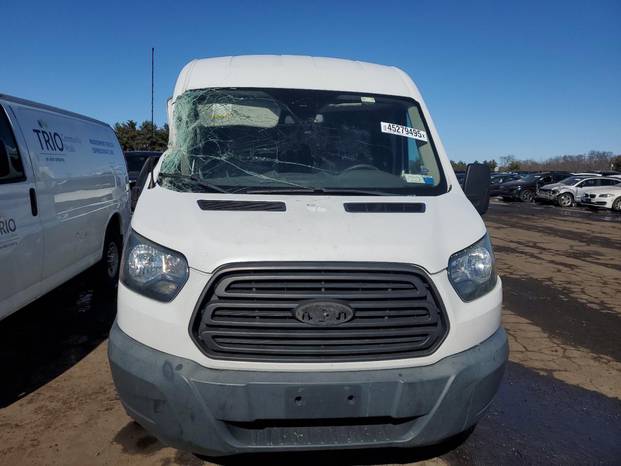 2017 Ford Transit VIN 1FTYE1CM9HKA61291 Copart auction photo, side / rear end damage thumbnail 5