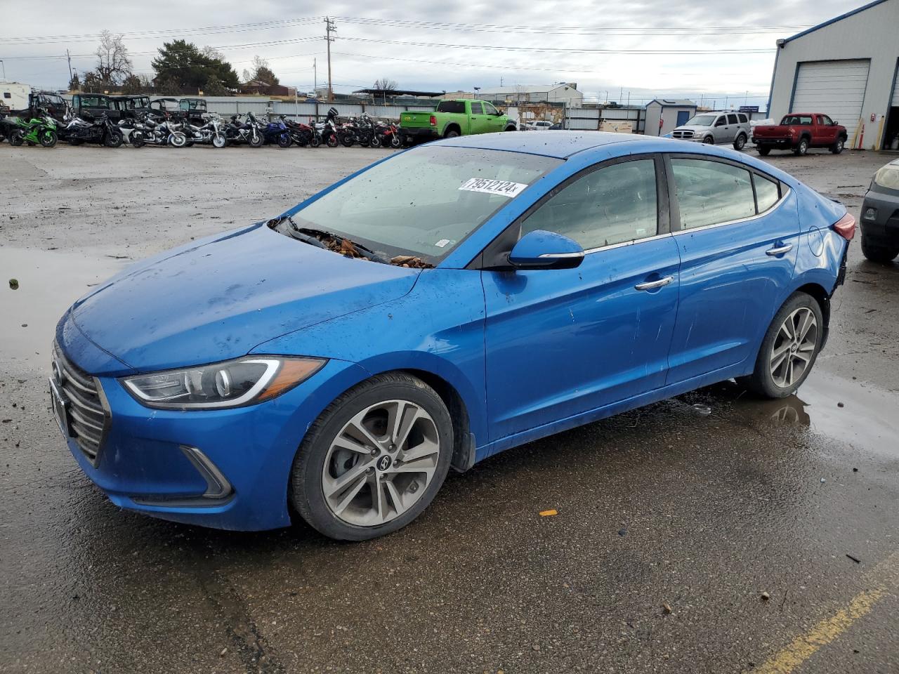 2017 Hyundai Elantra VIN 5NPD84LFXHH076275
