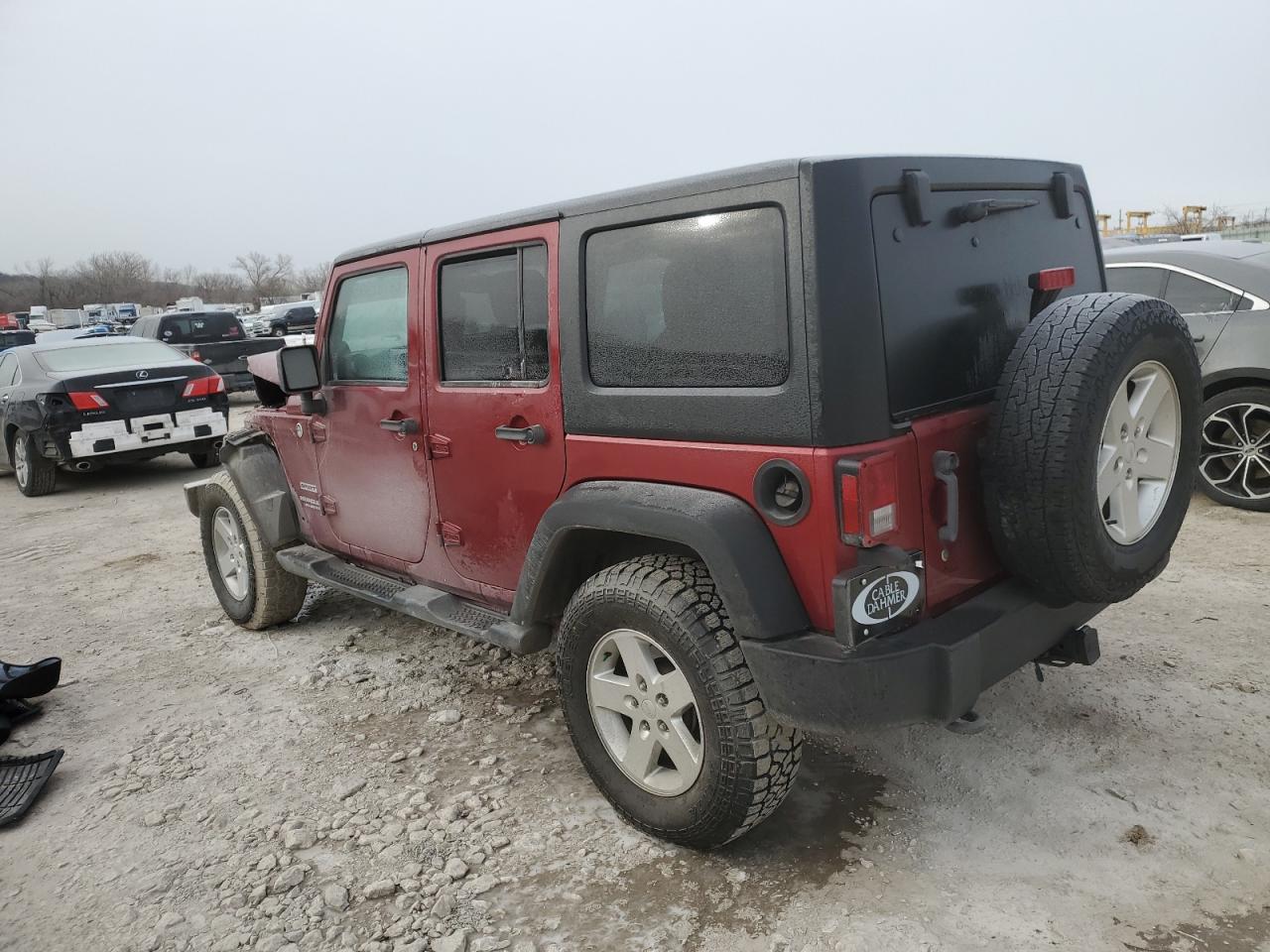 2013 Jeep Wrangler VIN 1C4HJWDG0DL517670 Copart auction photo, front end damage thumbnail 2