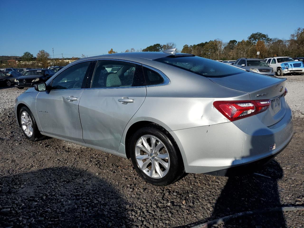 2020 Chevrolet Malibu VIN 1G1ZD5ST4LF074581 Copart auction photo, vandalism / side damage thumbnail 2