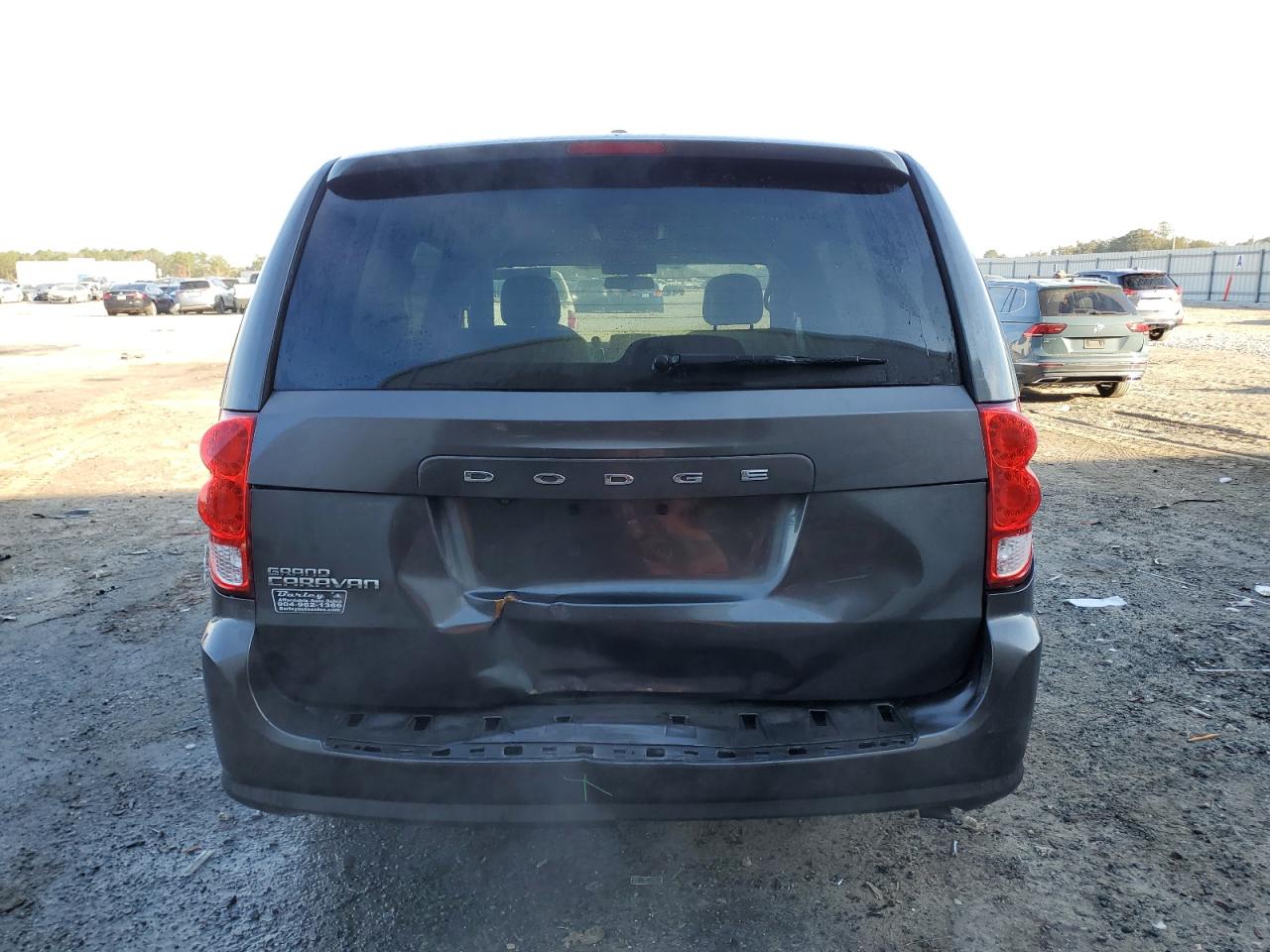 2016 Dodge Caravan VIN 2C4RDGBG5GR236609 Copart auction photo, rear end damage thumbnail 6
