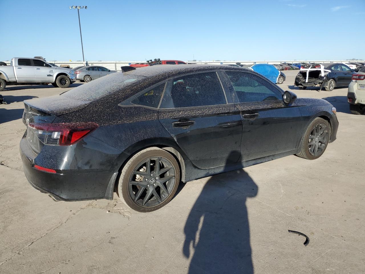 2025 Honda Civic VIN 2HGFE2F50SH537154 Copart auction photo, hail damage thumbnail 3