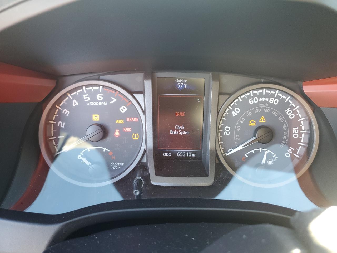 2019 Toyota Tacoma VIN 5TFCZ5AN9KX167591 Copart auction photo, all over damage thumbnail 9