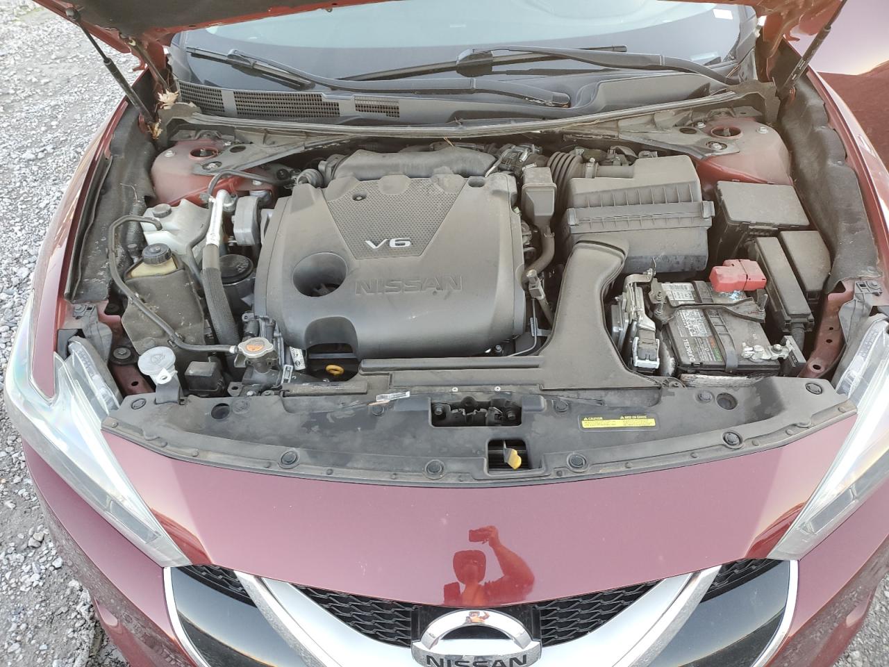 2017 Nissan Maxima VIN 1N4AA6AP8HC391642 Copart auction photo, rear end damage thumbnail 12