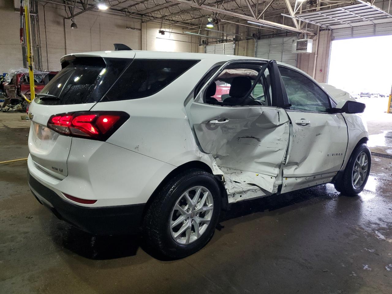 2023 Chevrolet Equinox VIN 3GNAXUEG6PS184934 Copart auction photo, side / front end damage thumbnail 3