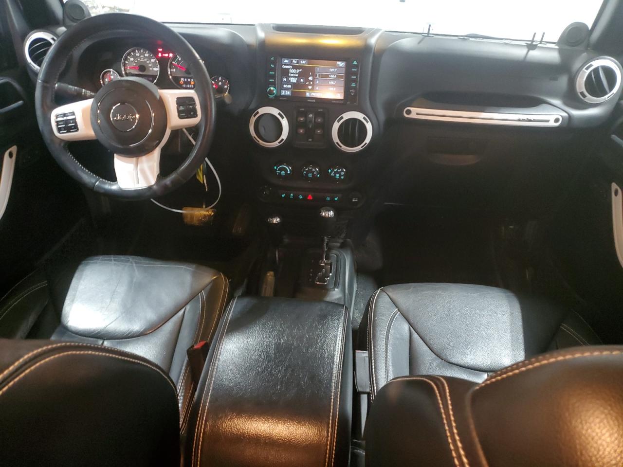 2014 Jeep Wrangler VIN 1C4HJWEG1EL225011 Copart auction photo, side damage thumbnail 8