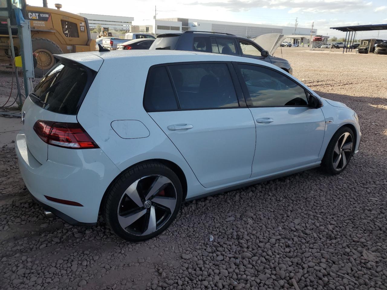 2020 Volkswagen GTI VIN 3VW6T7AU0LM005855 Copart auction photo, front end / side damage thumbnail 3