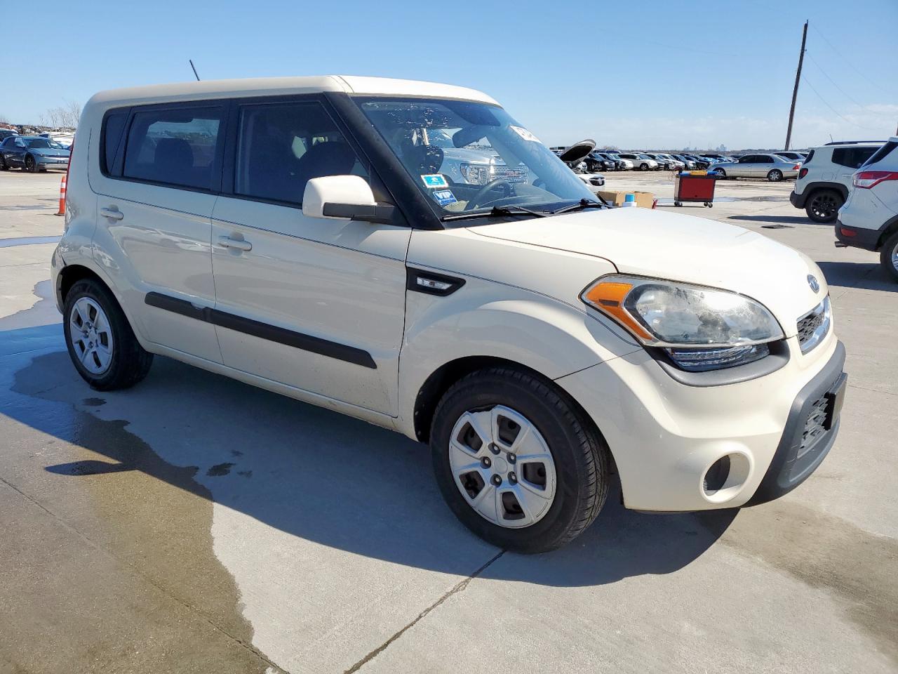 2012 KIA Soul VIN KNDJT2A57C7416138 Copart auction photo, side damage thumbnail 4
