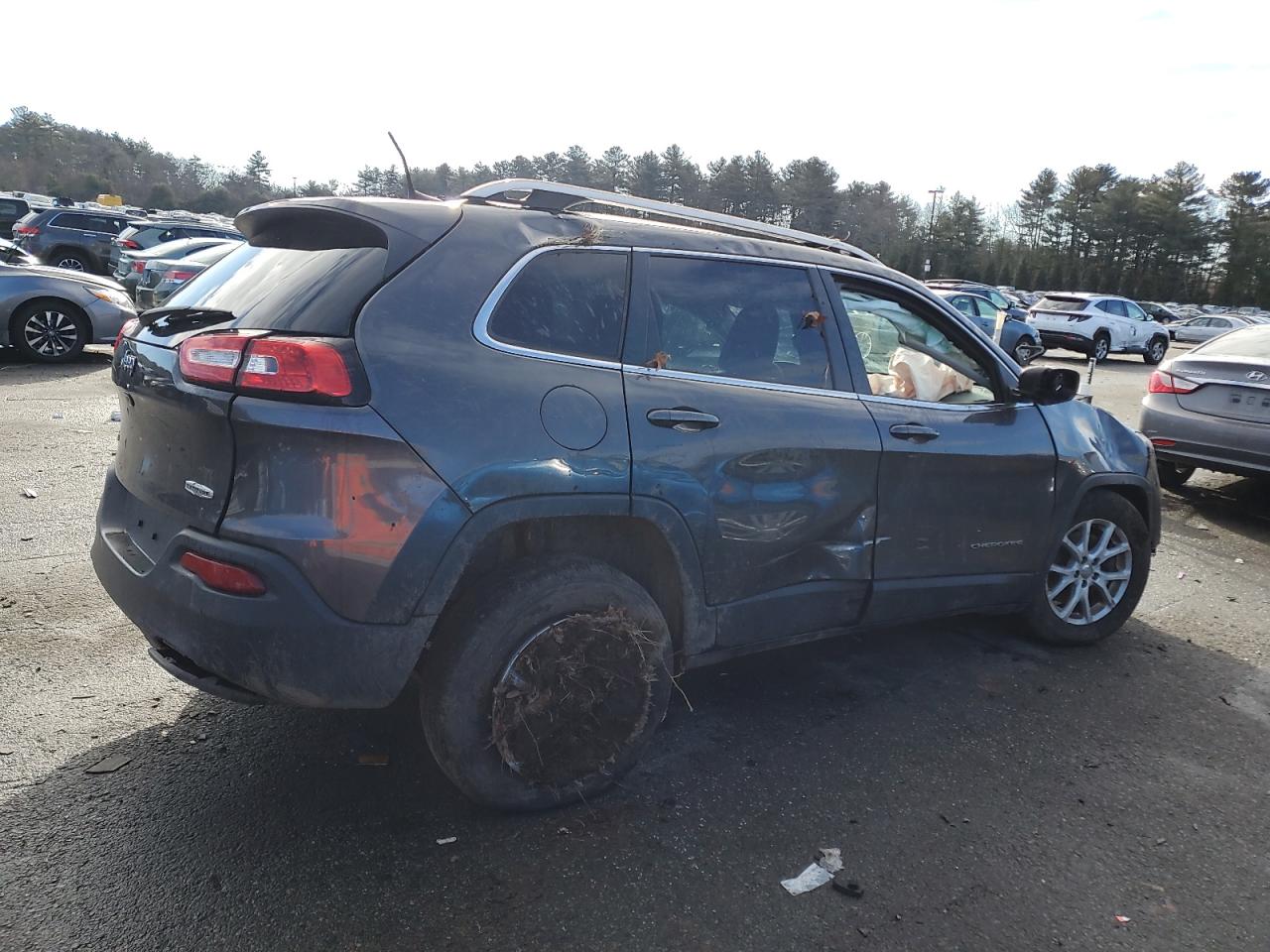 2017 Jeep Grand Cherokee VIN 1C4PJMCB0HW544586 Copart auction photo, rollover damage thumbnail 3
