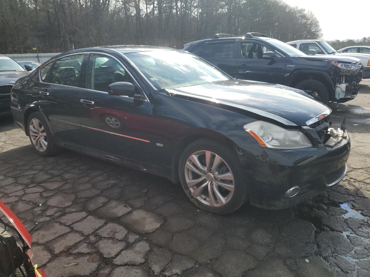 2009 Infiniti M VIN JNKCY01E09M802679 Copart auction photo, front end damage thumbnail 4