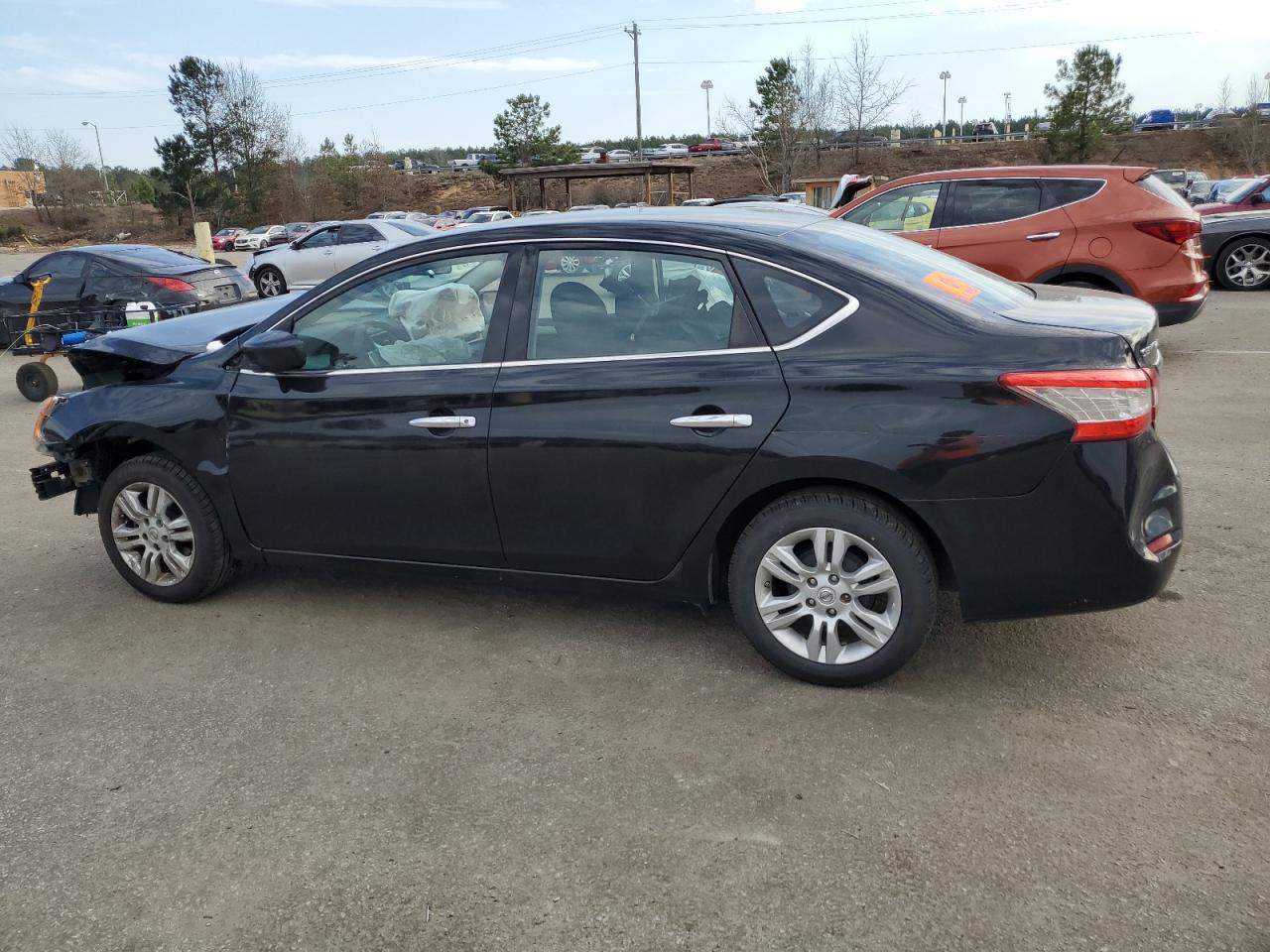 2014 Nissan Sentra VIN 3N1AB7AP4EY269122 Copart auction photo, front end damage thumbnail 2