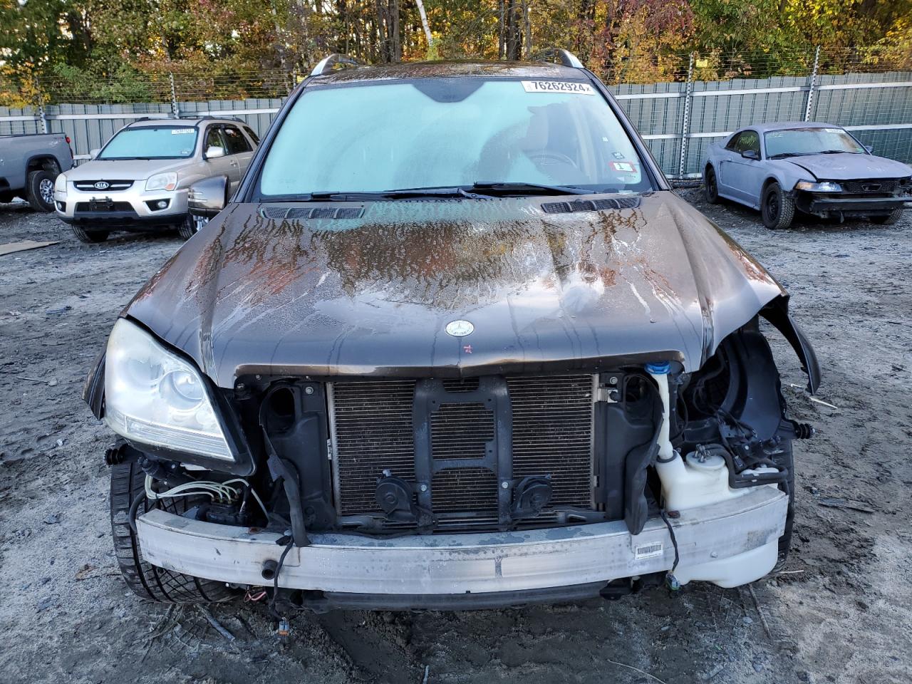 2012 Mercedes-Benz GL-klasse VIN 4JGBF8GE9CA716929 Copart auction photo, front end / rear end damage thumbnail 5