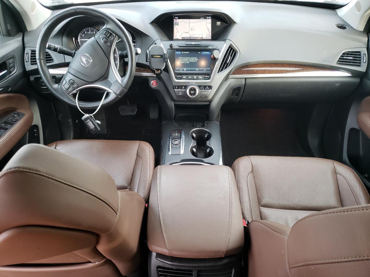 2018 Acura MDX VIN 5J8YD3H5XJL002185 Copart auction photo, front end / rear end damage thumbnail 8
