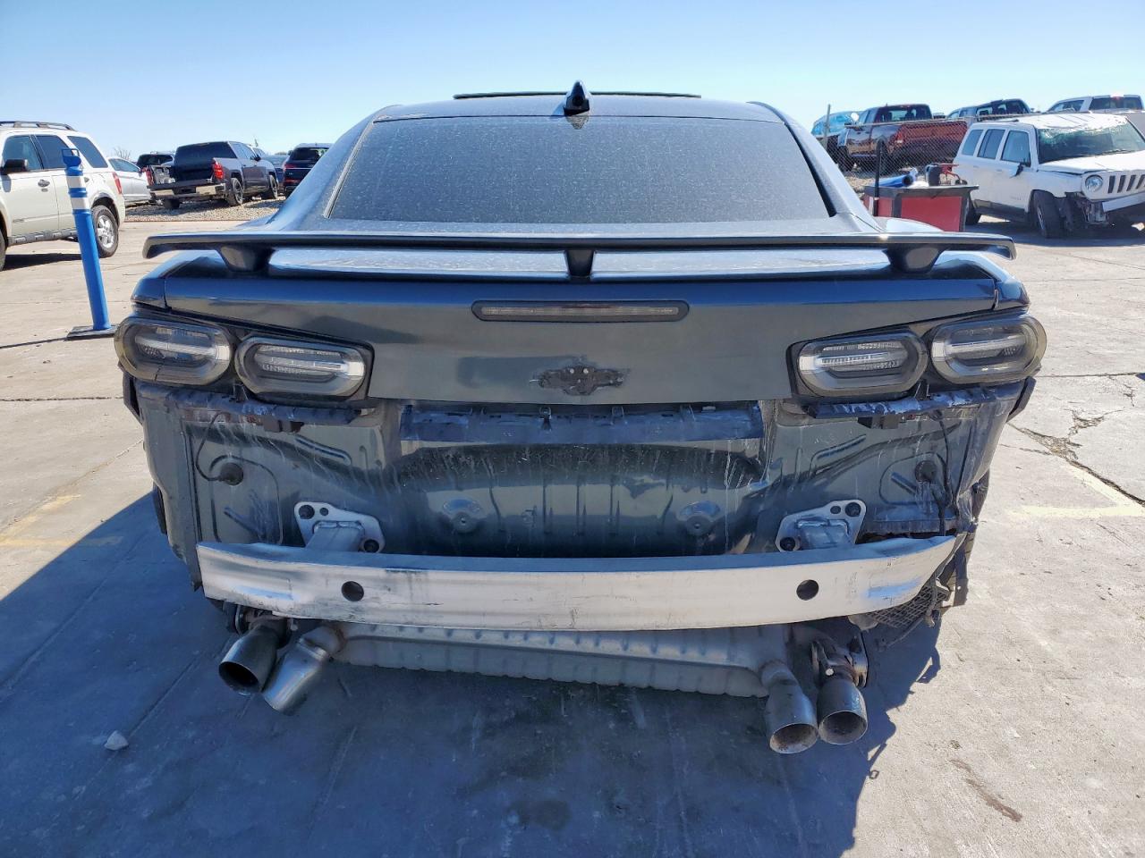 2020 Chevrolet Camaro VIN 1G1FH1R73L0143739 Copart auction photo, side / rear end damage thumbnail 6
