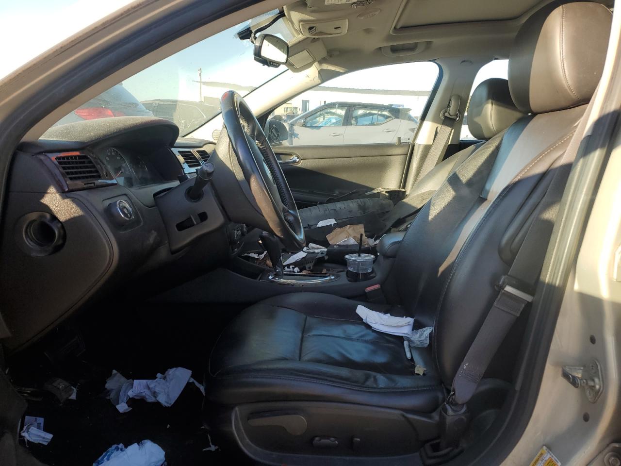 2012 Chevrolet Impala VIN 2G1WC5E39C1105025 Copart auction photo, side / front end damage thumbnail 7