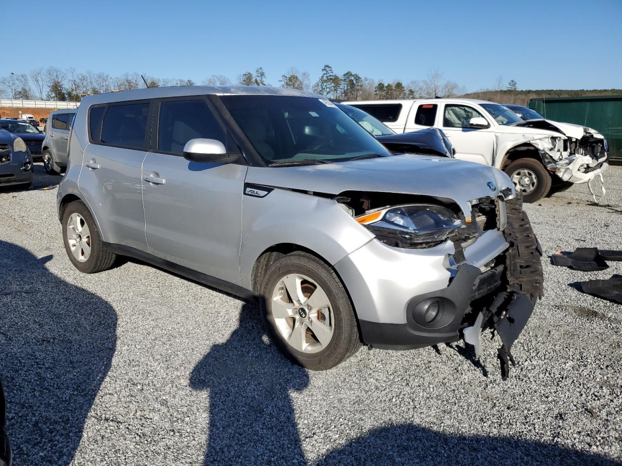2017 KIA Soul VIN KNDJN2A21H7431564 Copart auction photo, front end damage thumbnail 4