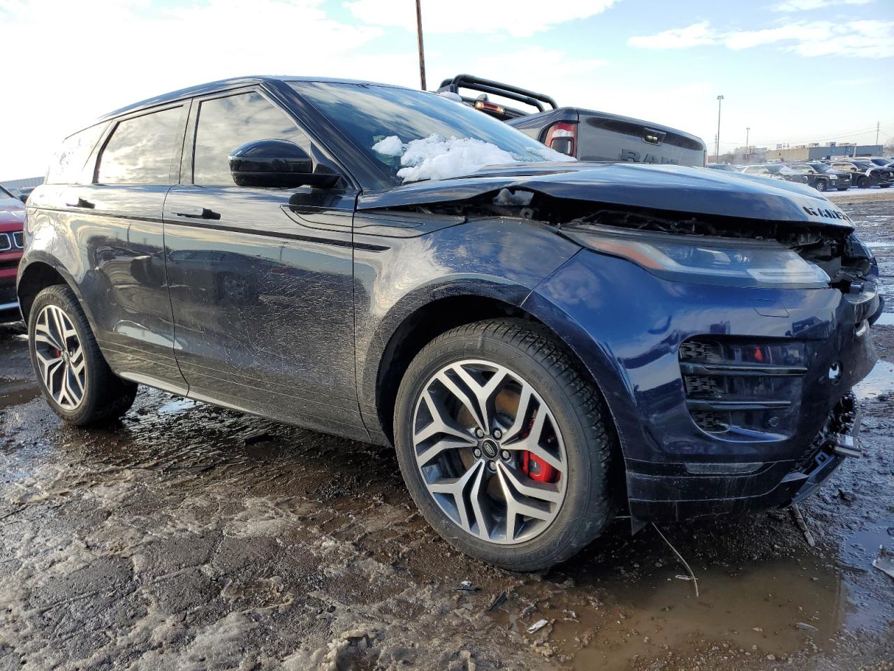 2023 Land Rover Range Rover VIN SALZW2GX9PH203462 Copart auction photo, front end damage thumbnail 4