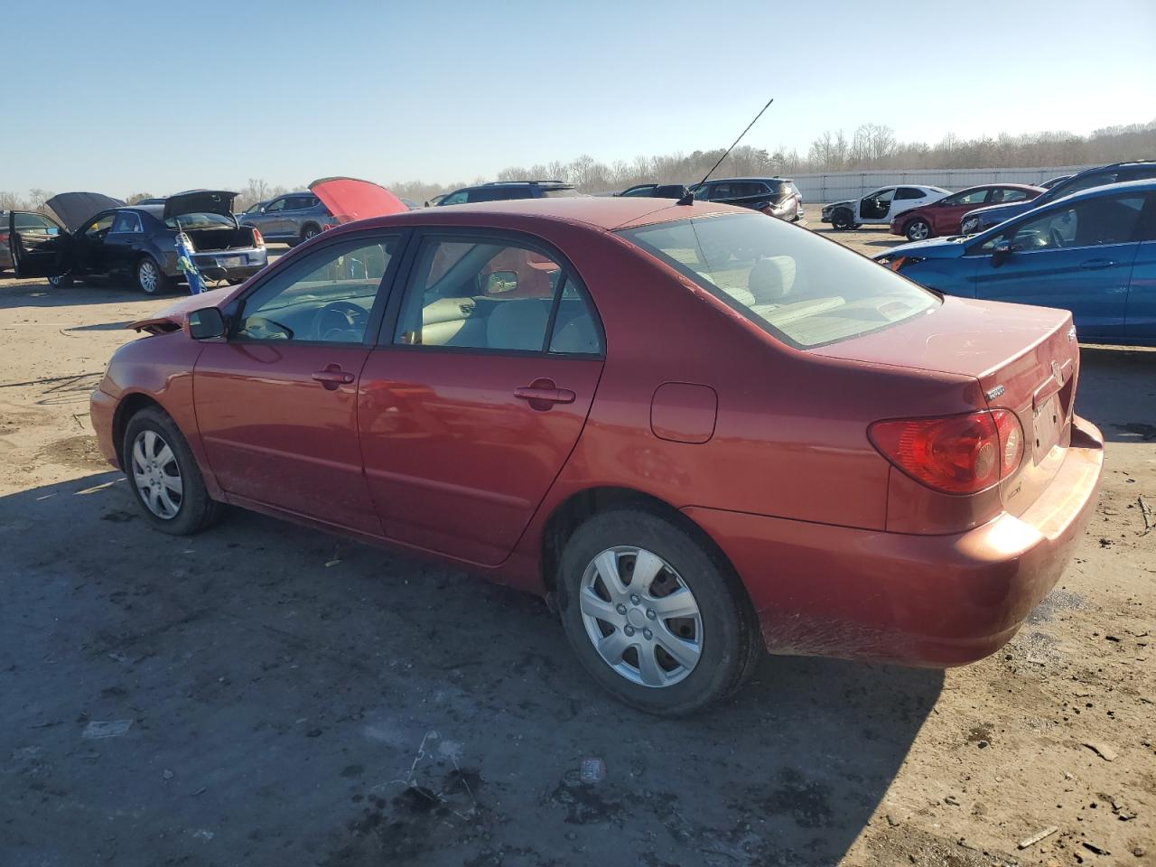 2007 Toyota Corolla VIN 2T1BR32E47C781405 Copart auction photo, front end / minor dent/scratches damage thumbnail 2