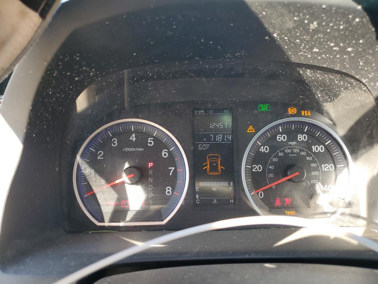 2007 Honda CR-V VIN JHLRE48787C014113 Copart auction photo, rollover damage thumbnail 9