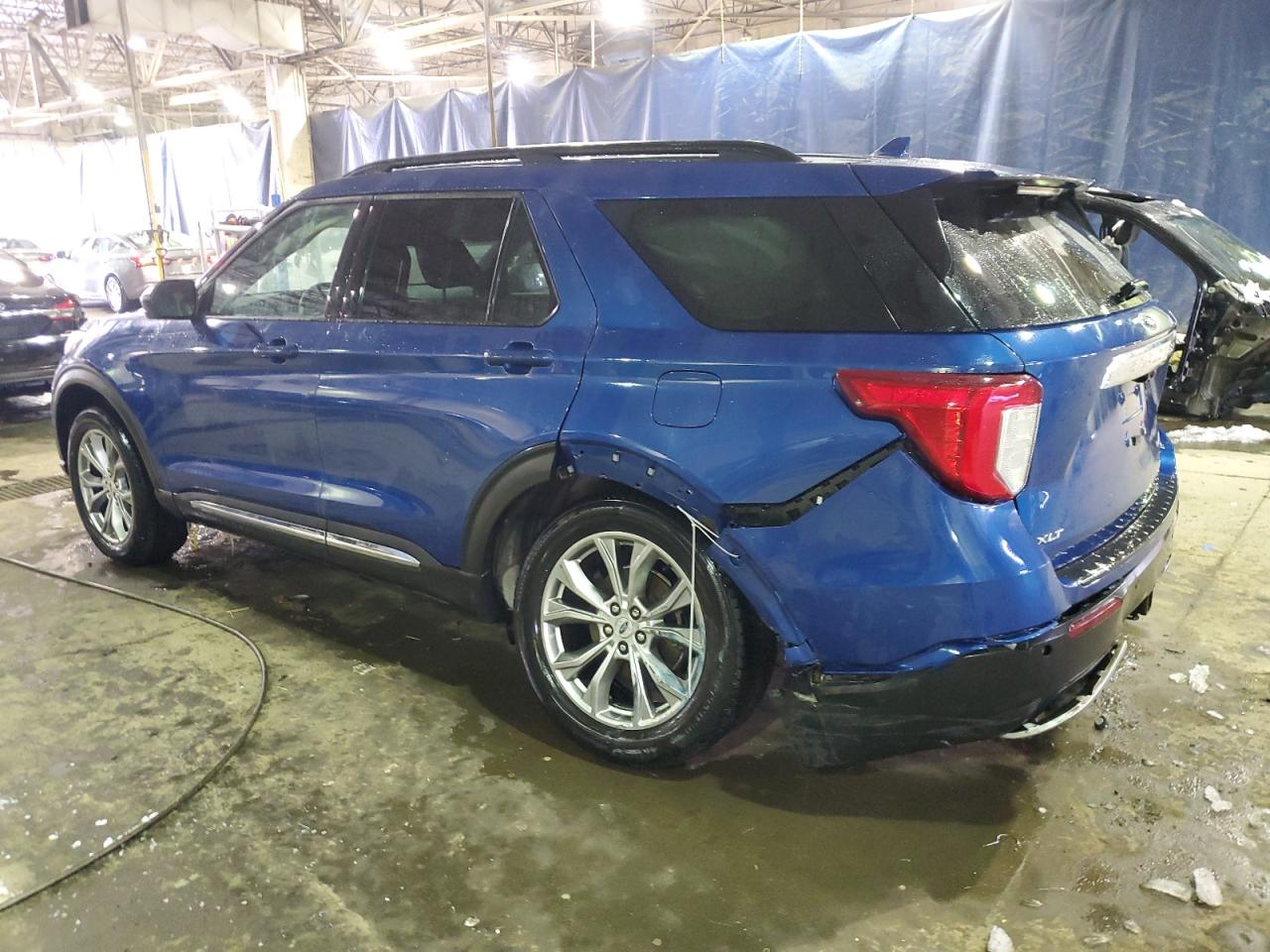 2020 Ford Explorer VIN 1FMSK8DH5LGC27273 Copart auction photo, rear end damage thumbnail 2