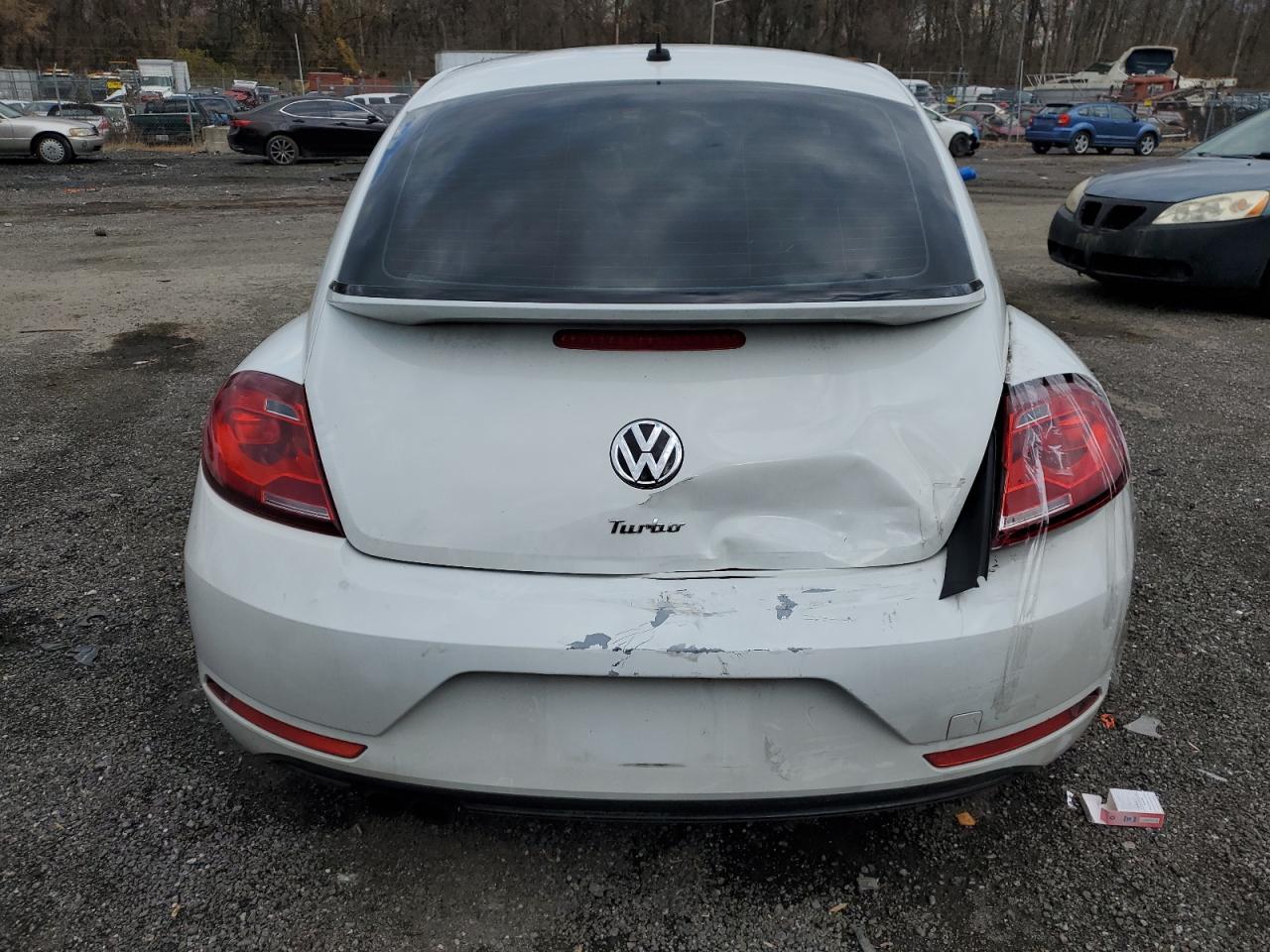 2018 Volkswagen Beetle VIN 3VWFD7AT0JM703447 Copart auction photo, rear end / front end damage thumbnail 6