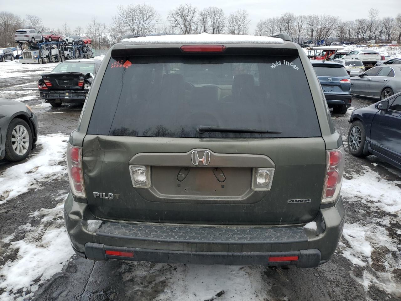 2006 Honda Pilot VIN 2HKYF18536H509292 Copart auction photo, minor dent/scratches damage thumbnail 6
