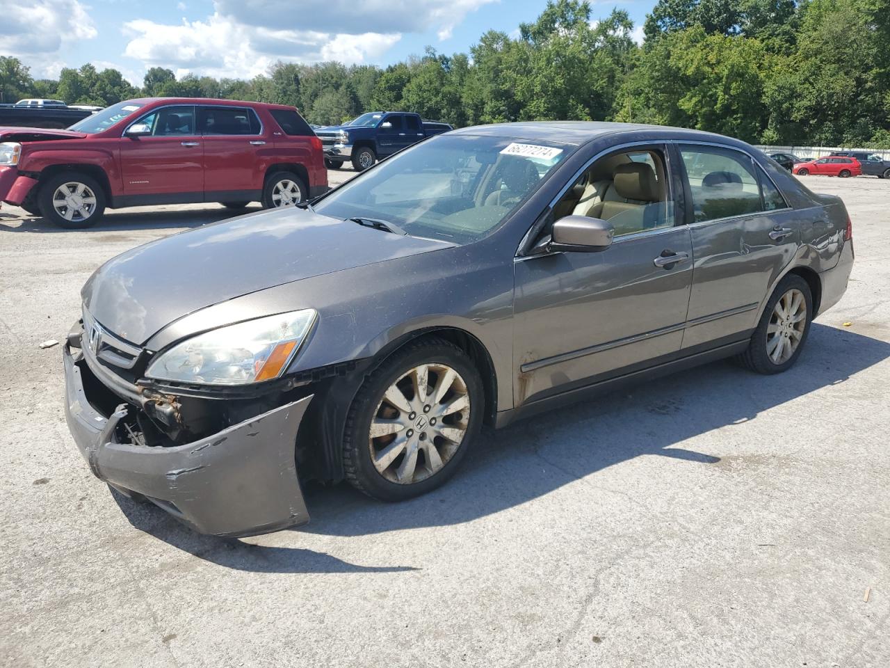 2007 Honda Accord VIN 1HGCM66597A045709