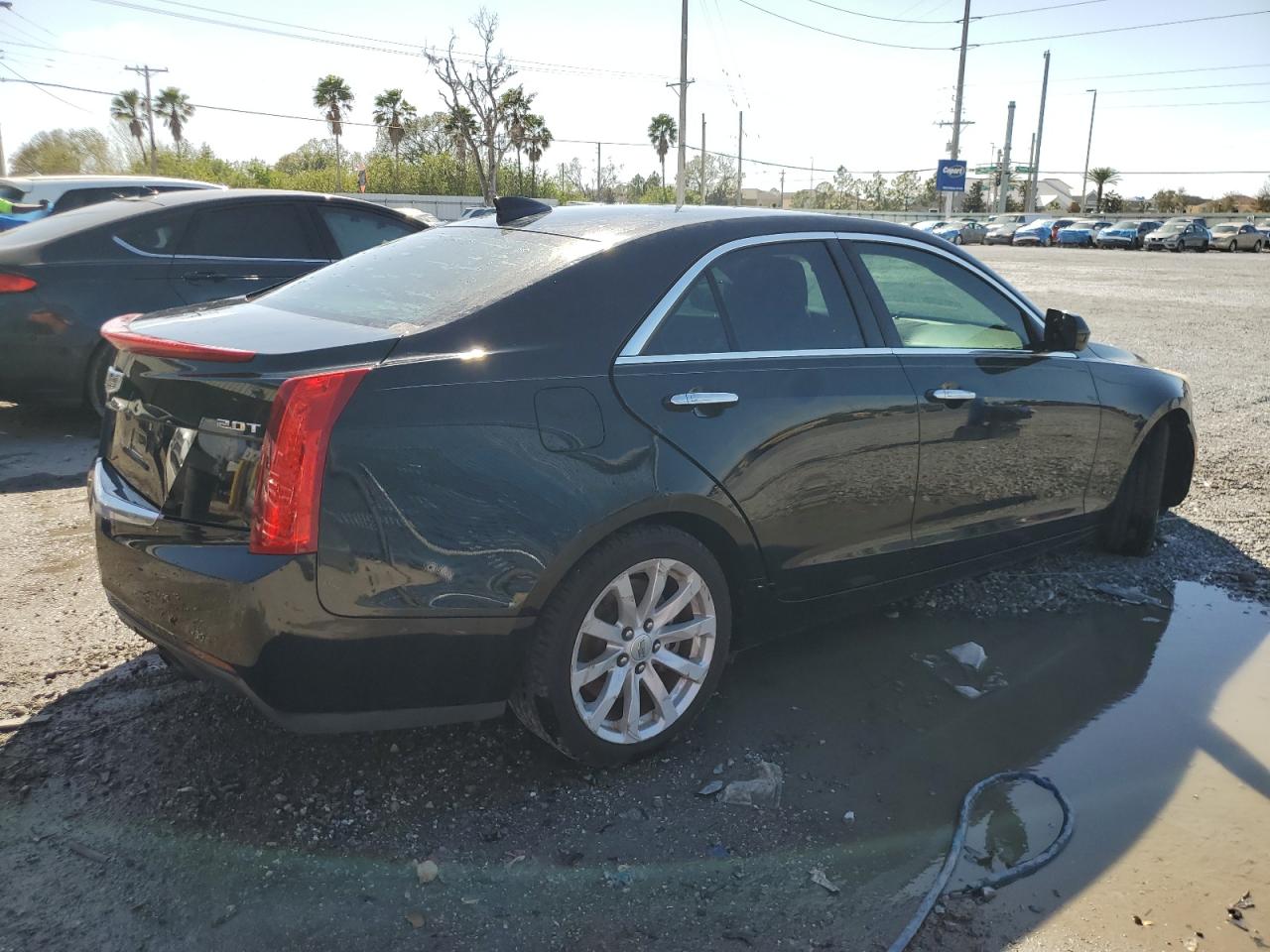 2017 Cadillac ATS VIN 1G6AA5RX7H0156050 Copart auction photo, front end damage thumbnail 3