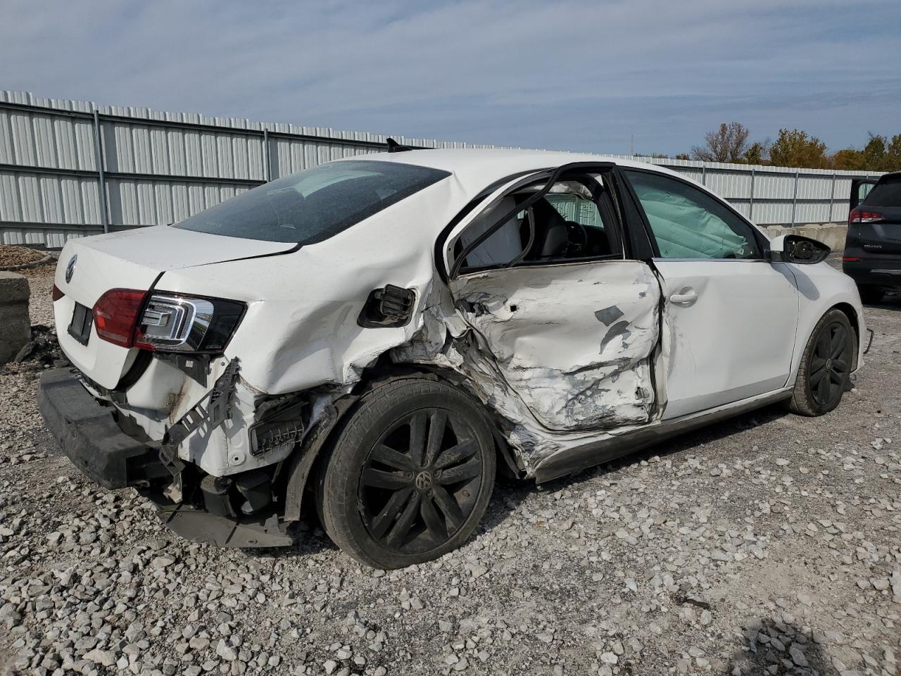 2014 Volkswagen Jetta VIN 3VW4S7AJ1EM213181 Copart auction photo, side damage thumbnail 3