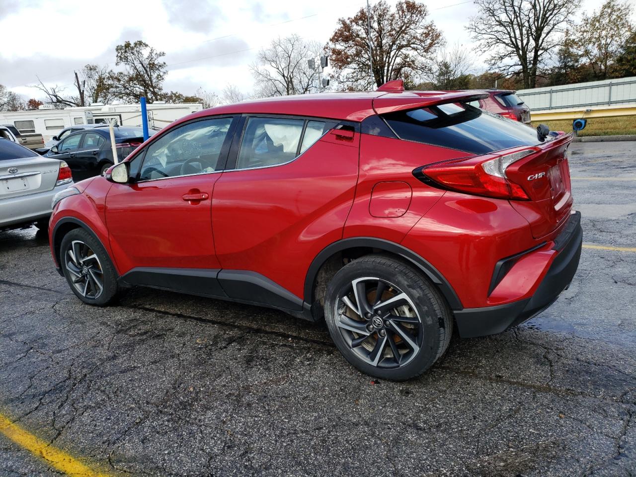 2020 Toyota C-HR VIN NMTKHMBX1LR118321 Copart auction photo, front end / side damage thumbnail 2