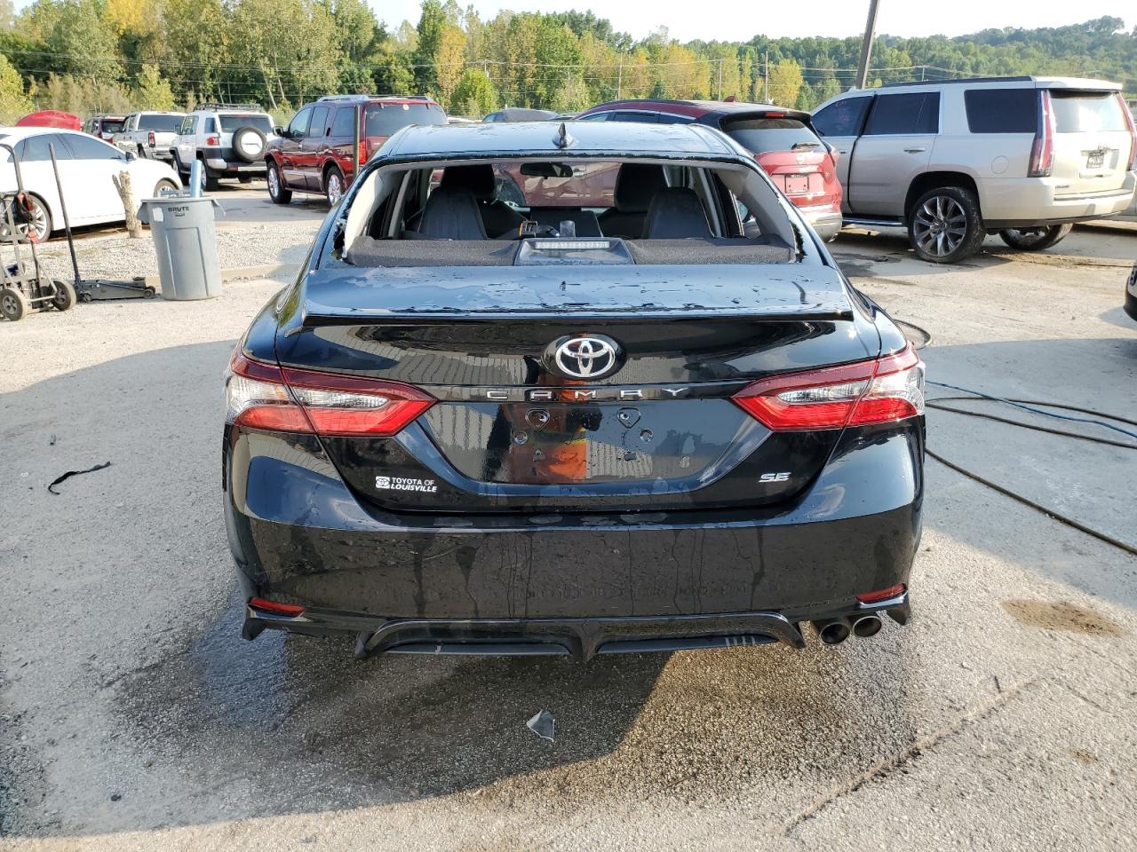 2021 Toyota Camry VIN 4T1G11AK9MU615061 Copart auction photo, vandalism damage thumbnail 6