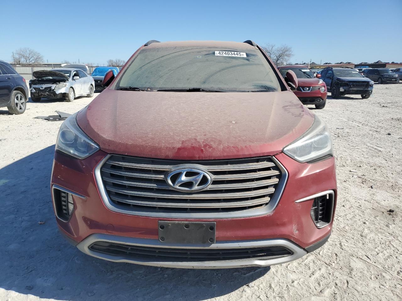 2017 Hyundai Santa Fe VIN KM8SN4HF3HU202034 Copart auction photo, mechanical / minor dent/scratches damage thumbnail 5