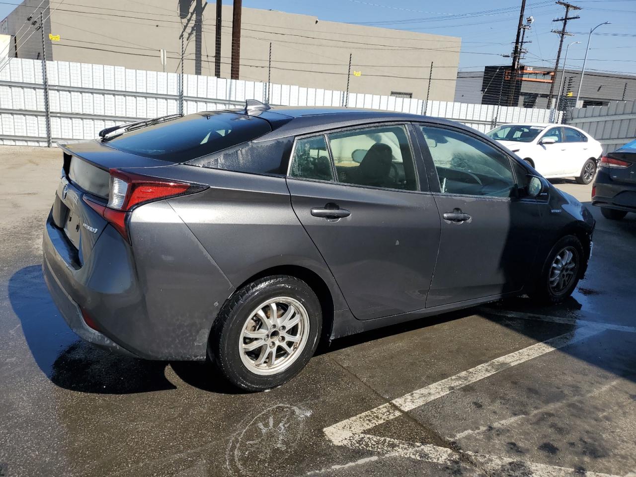 2019 Toyota Prius VIN JTDKARFU3K3074955 Copart auction photo, front end damage thumbnail 3