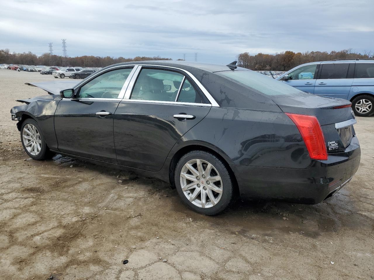 2014 Cadillac CTS VIN 1G6AR5SX6E0152490 Copart auction photo, front end damage thumbnail 2