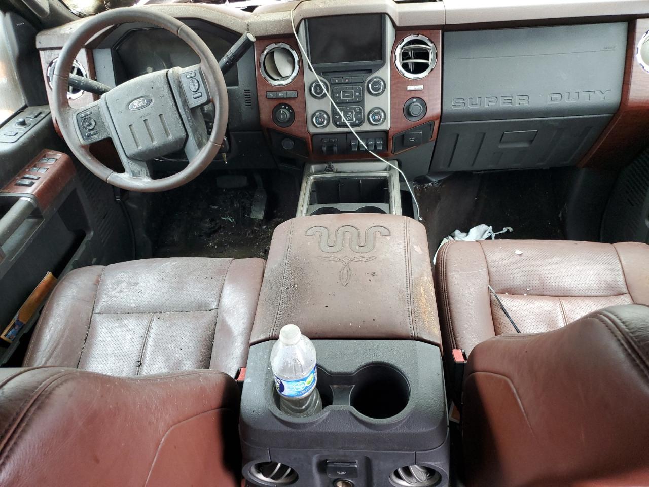 2014 Ford F350 VIN 1FT8W3BTXEEA72487 Copart auction photo, burn - engine / rear end damage thumbnail 8