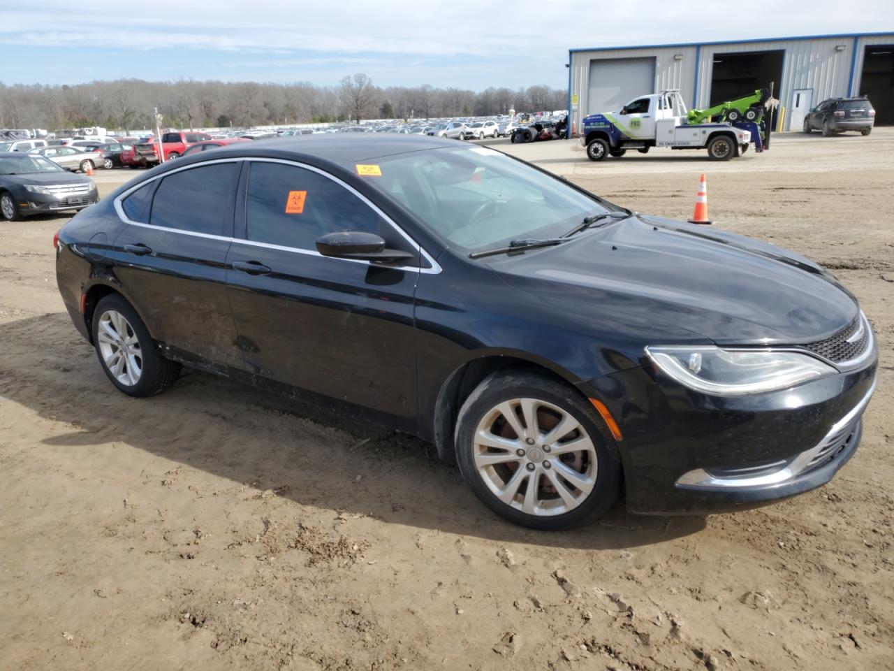 2015 Chrysler 200 VIN 1C3CCCABXFN502603 Copart auction photo, side / rear end damage thumbnail 4