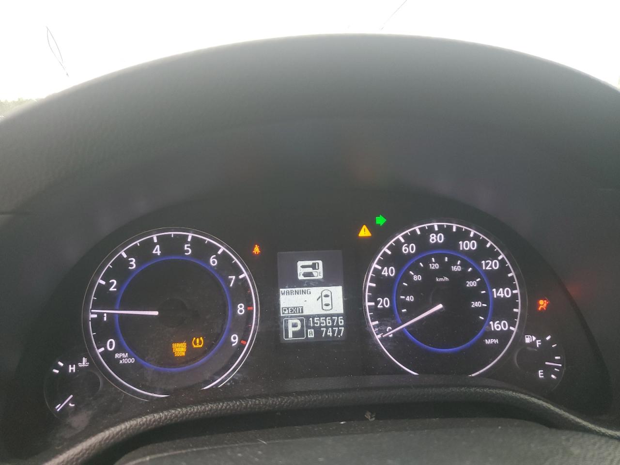 2013 Infiniti G VIN JN1CV6AP5DM301474 Copart auction photo, front end / minor dent/scratches damage thumbnail 9