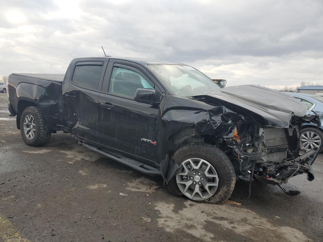 2022 GMC Canyon VIN 1GTG6FEN7N1293630 Copart auction photo, front end / side damage thumbnail 4