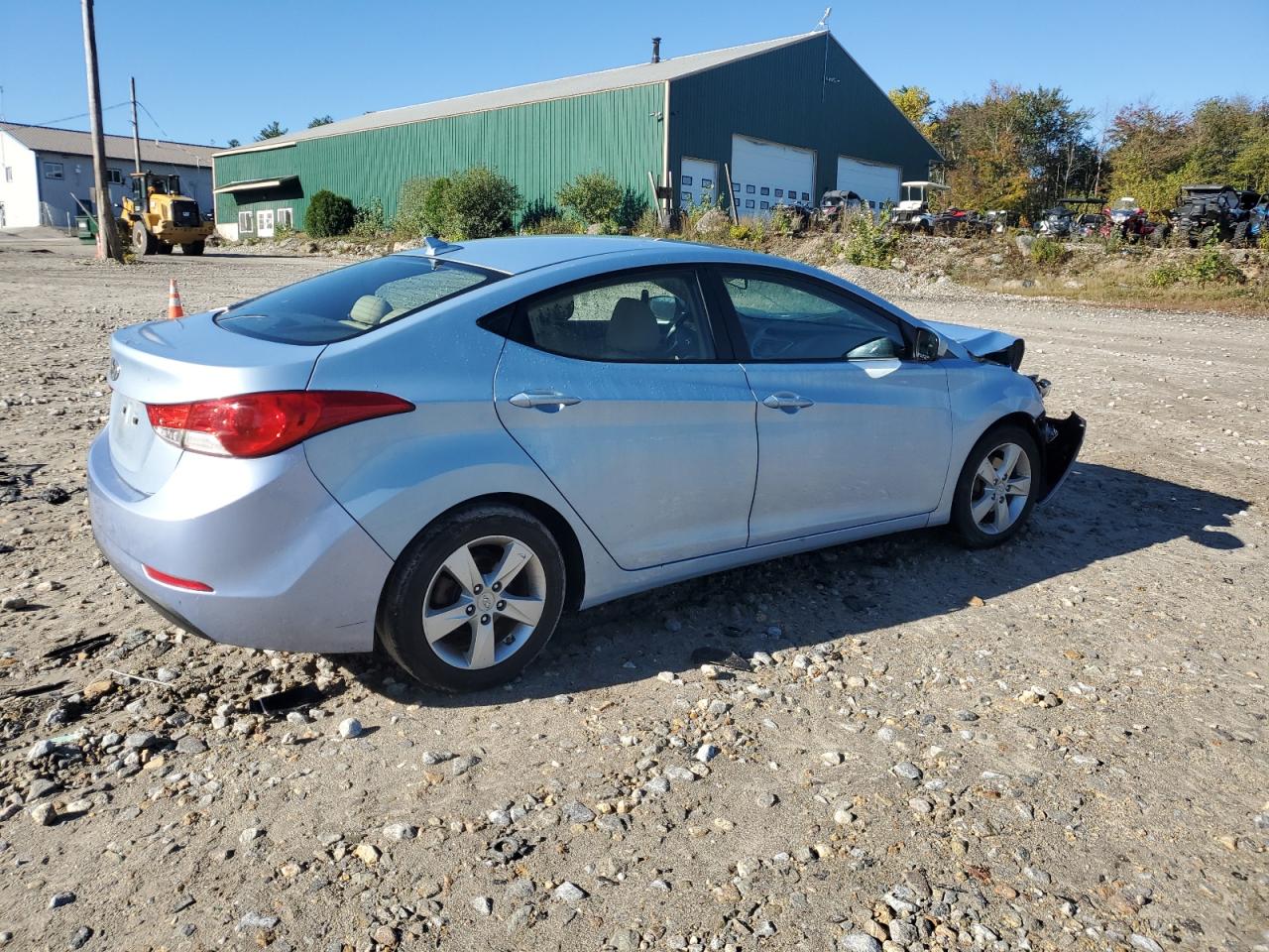 2011 Hyundai Elantra VIN KMHDH4AE1BU119923 Copart auction photo, front end damage thumbnail 3