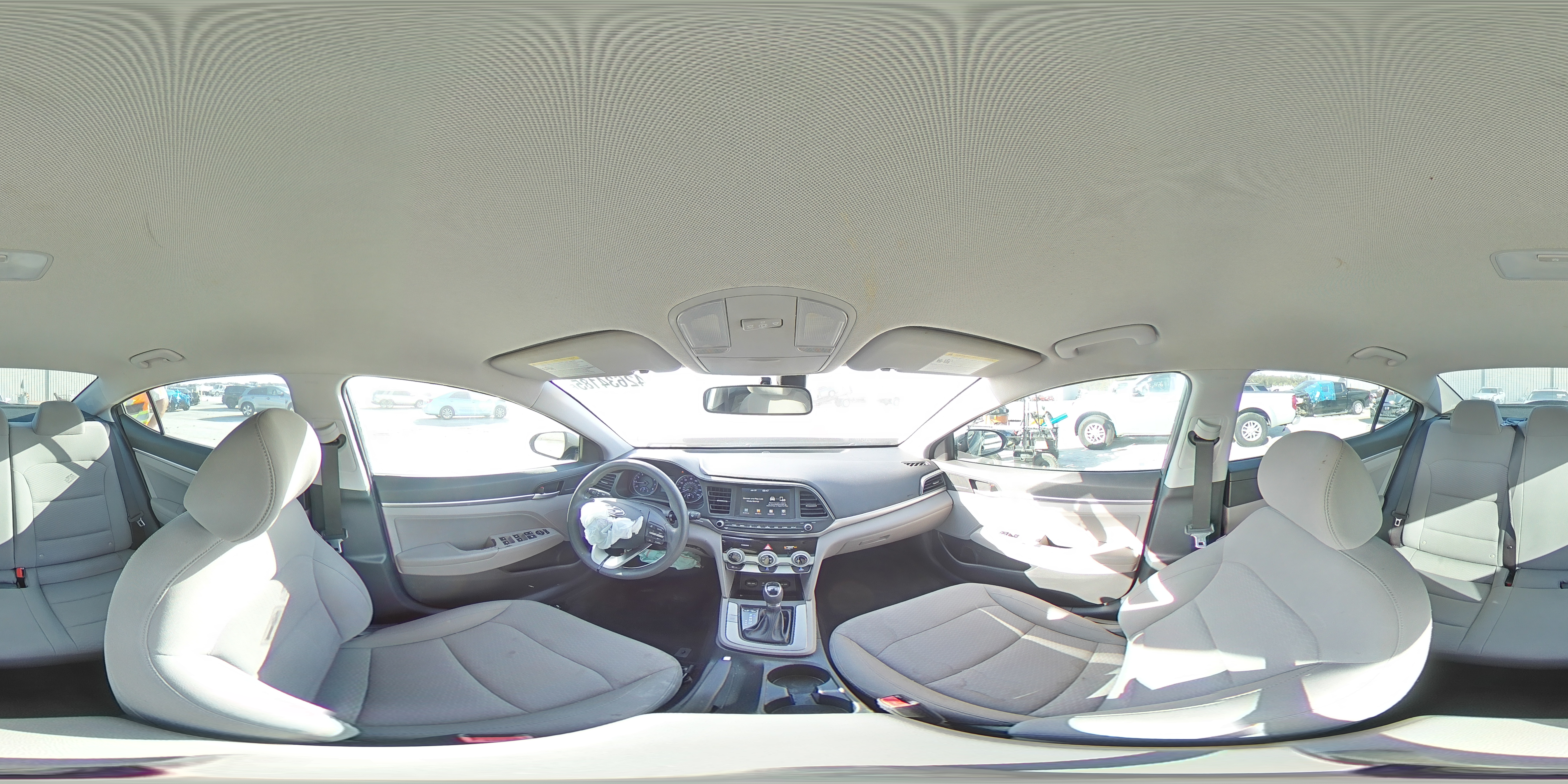 2019 Hyundai Elantra VIN KMHD84LF8KU806631 Copart auction photo, front end damage thumbnail 13