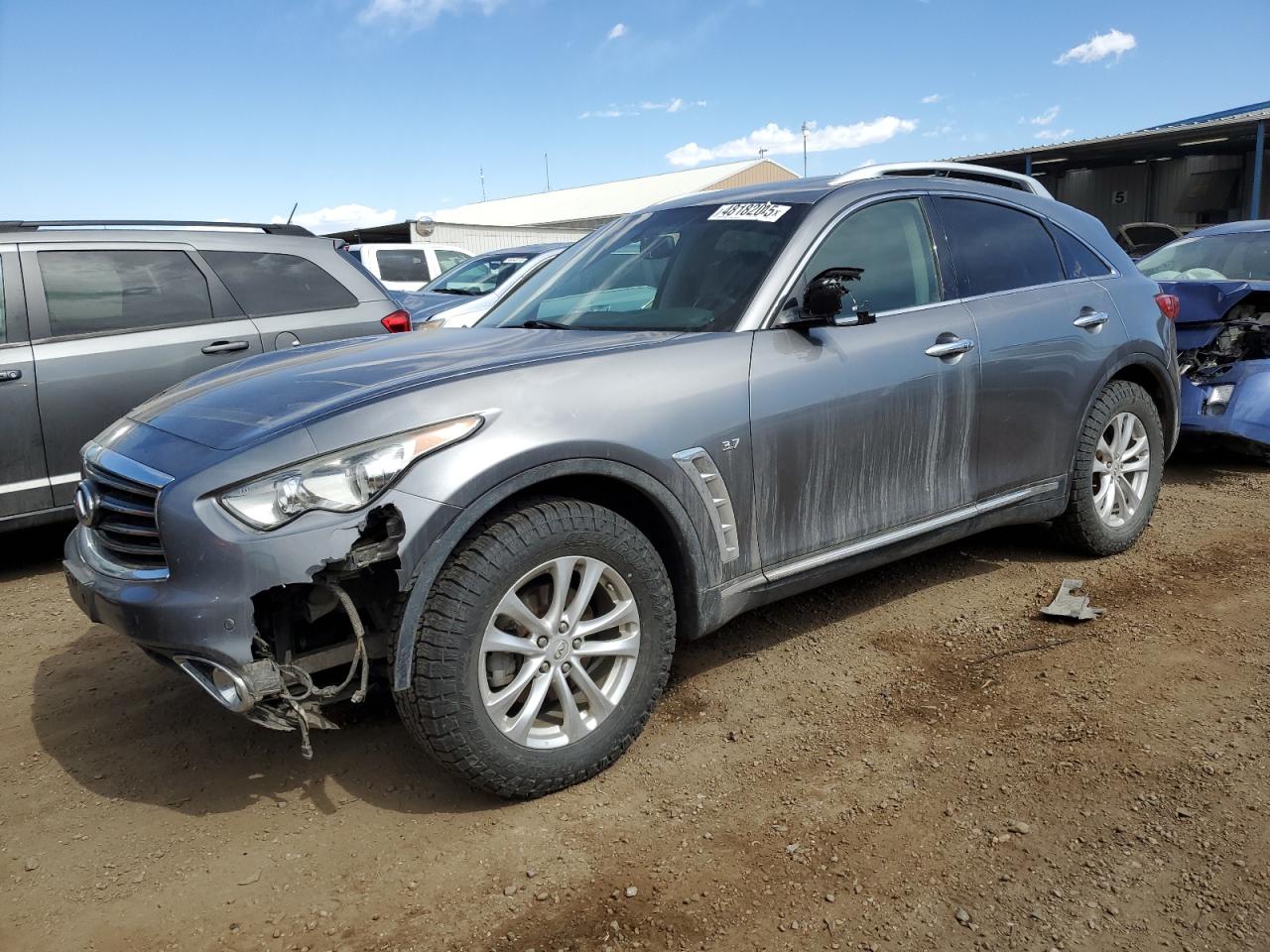 2014 Infiniti QX70 VIN JN8CS1MWXEM412104 - Copart auction photo